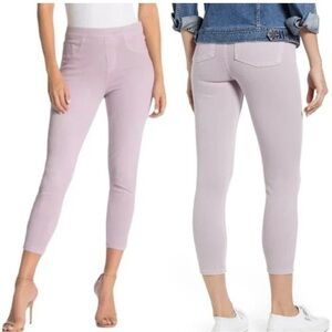 New Spanx Jean-Ish Cropped Leggings Lavender Grey Jeggings Women’s Size Small